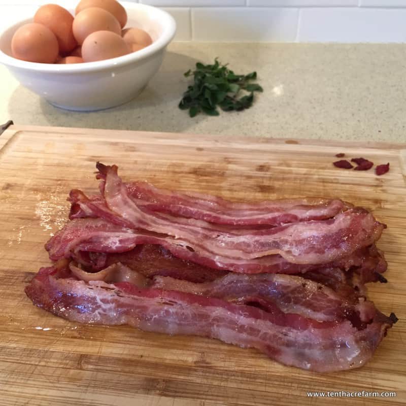 Bacon and Turnip Scramble Recipe Tenth Acre Farm
