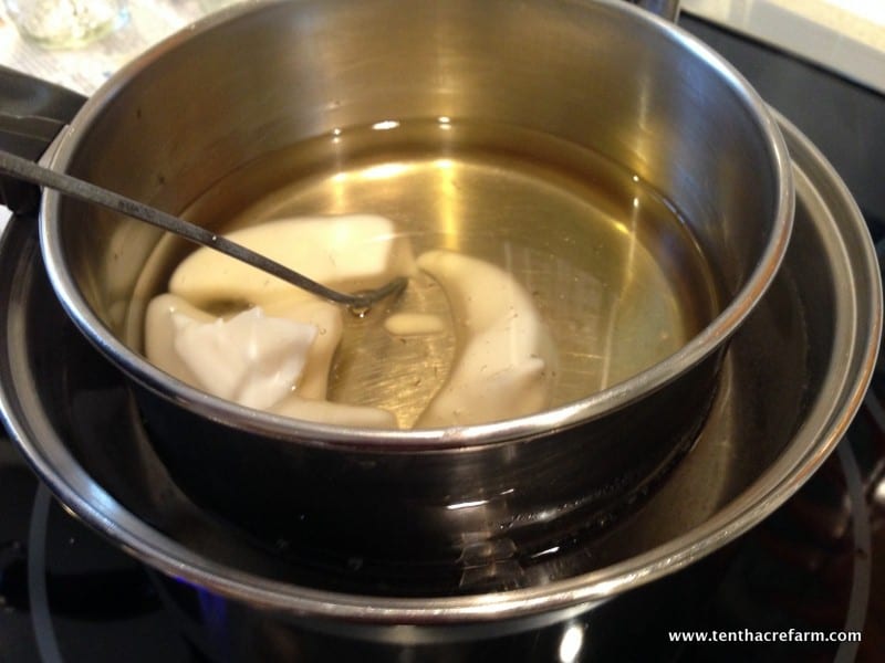 Make New Candles from Old Candles Tenth Acre Farm