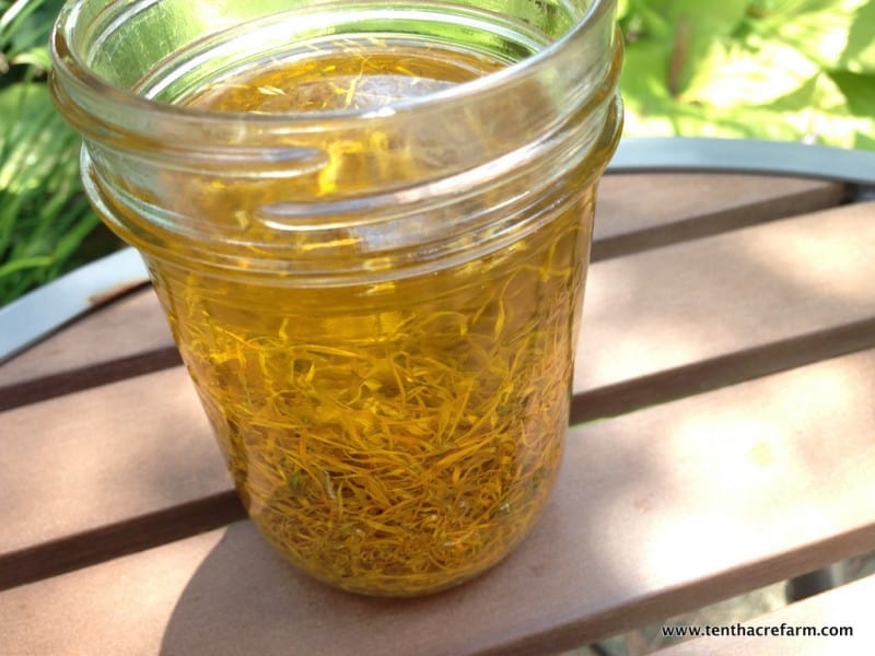 Healing calendula oil